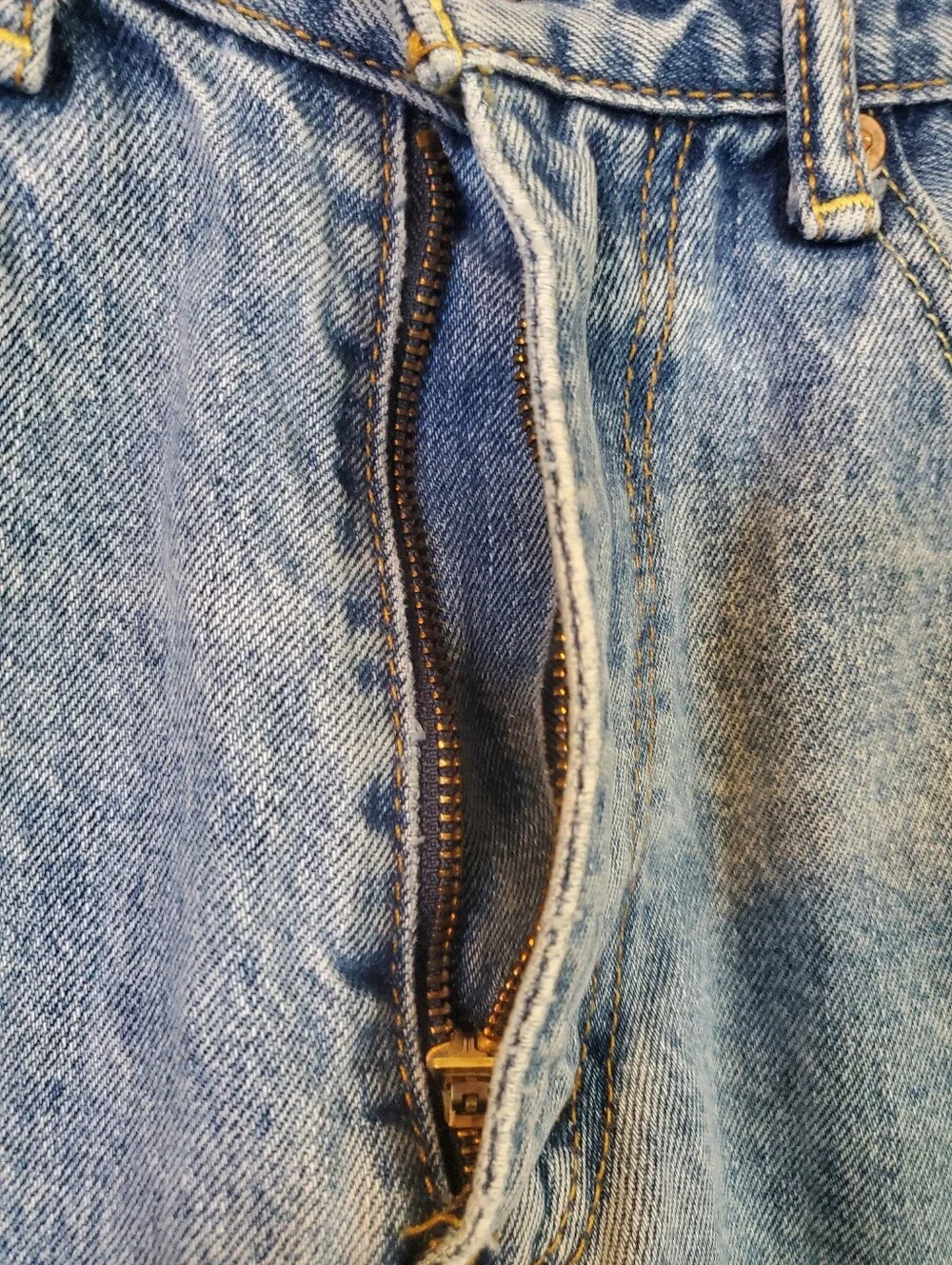 Levi's 505 Light Blue Straight Men's Jeans 34/32 100% Cotton